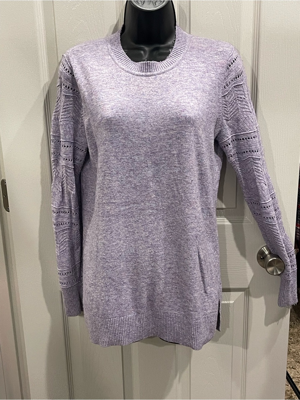 LOFT Lavender Long Sleeve sweater